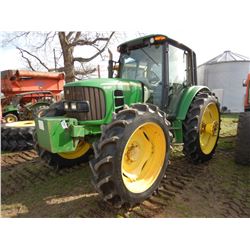 2012 JOHN DEERE 6430 FARM TRACTOR; VIN/SN:700728 --MFWD, (3) REMOTES, CAB, A/C, 2,966 HOURS