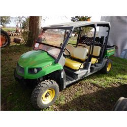 2016 JOHN DEERE XUV 550 S4 UTV; VIN/SN:50056 --4X4, CREW CAB, GAS, WINDSHIELD, CANOPY, DUMP BED, 2,0