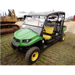2016 JOHN DEERE XUV 550 S4 UTV; VIN/SN:50144 --4X4, CREW CAB, GAS, WINDSHIELD, CANOPY, DUMP BED, 2,0