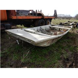 ALUMINUM BOAT 14' LENGTH