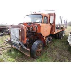 INTERNATIONAL F2010-A FLATBED DUMP TRUCK; VIN/SN:221G415102 --T/A, GAS ENGINE, MANUAL TRANS (BILL OF