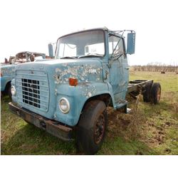 FORD 7000 CAB & CHASSIS TRUCK; VIN/SN:H7EVA29810 --S/A, GAS ENGINE, 5&2 SPEED TRANS (BILL OF SALE ON