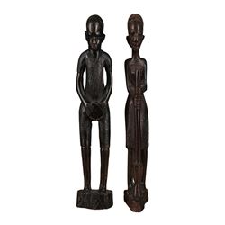 Pair of African Tribal Statues