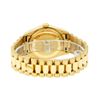Image 8 : Rolex Mens 18K Yellow Gold Silver Diamond Quickset President Wristwatch With Box