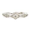 0.05 ctw Diamond Vintage Bracelet - 14KT White Gold