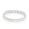 Image 3 : Solid Platinum Alternating VS1 G Baguette and Round Diamond 2.50mm Band Ring