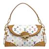 Image 1 : Louis Vuitton White Multicolore Canvas Leather Beverly MM Bag