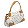 Image 3 : Louis Vuitton White Multicolore Canvas Leather Beverly MM Bag