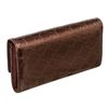 Image 3 : Gucci Metallic Burgundy Patent Leather Interlocking GG Heart Long Wallet
