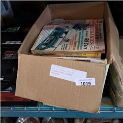 BOX OF VINTAGE POPULAR MECHANICS AND SCIENCE MAGAZINES