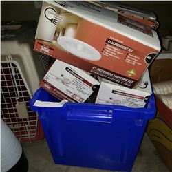 TOTE OF POT LIGHTS
