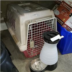 PET CARRIER AND AUTOMATIC PET WATER FEEDER