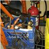 Image 1 : CRATE OF TOOLS, EXTINGUISHERS AND CHICKEN WIRE