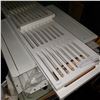 Image 2 : LARGE LOT OF ACCESS DOORS AND PRIMER MDF COLD AIR RETURN VENTS