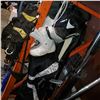 Image 1 : K2 SNOWBOARD W/ BINDINGS IN BAG AND 2 PAIRS OF BOOTS