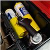 Image 3 : MAG TORCH AND 2 FULL FUEL TANKS IN RED AND BLACK TOOL BOX