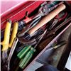Image 2 : RED TOOL BOX W/ CONTENTS