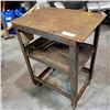 Image 2 : 2 TIER ROLLING W/ OUTLET