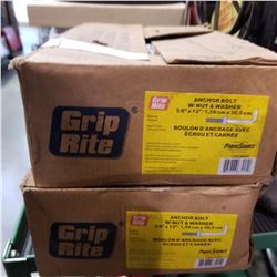 2 BOXES OF 5/8" CONCRETE ANCHOR BOLTS
