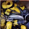 Image 2 : BOX OF DE WALT POWER TOOLS AND CORDLESS TOOLS