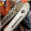 Image 2 : 2 PAIRS ROSSIGNOL SKIS AND BOOTS