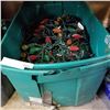 Image 1 : TOTE OF CHRISTMAS LIGHTS