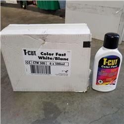 BOX OF 6 T-CUT COLOUR FAST 3 IN 1 CAR WAX