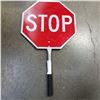 Image 1 : DOUBLE SIDED STOP AND SLOW SIGN