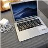 Image 1 : APPLE MACBOOK AIR MODEL A1466 EARLY 2014, I5 CORE, WITH CHARGER, TESTED AND WORKING, WIPED CLEAN