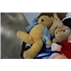 Image 2 : BOX OF VINTAGE STUFFED ANIMALS AND SOME TOYS