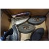 Image 2 : BOX OF VINTAGE IRONS