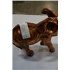 Image 2 : COPPER OVERLAYED ELEPHANT STATUE W/ CHIPPED EAR