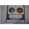 Image 2 : WILDWOOD ELKS 1991 NICKEL SILVER AND 2000 COPPER TRADE COINS