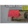 Image 2 : 1920 USA $2 BILL RED SEAL, WITH .900 SILVER 50 CENTAVAS, .750 SILVER 20 CENTAVAS AND FIVE 1 CENTAVAS