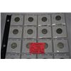Image 2 : 20 CANADIAN 5c COINS 1922-1945 KING GEORGE V AND VI INCLUDING 2 TOMBACS 1942/3