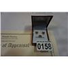Image 2 : 10KT YELLOW GOLD GENUINE .16CT BLUE SAPPHIRE HEART EARRINGS W/ APPRAISAL $185