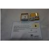 Image 1 : 10KT YELLOW GOLD 6mm GENUINE SAPPHIRE AND TOPAZ HEART PENDANT W/ 16" 10K CHAIN W/ APPRAISAL $450