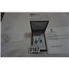 Image 2 : 10KT YELLOW GOLD 6x5mm GENUINE BLUE 2.5CTS TOPAZ EARRINGS W/ APPRAISAL $990
