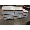 Image 2 : 6 DRAWER WHITE DRESSER AND 2 DRAWER NIGHTSTAND