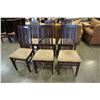 Image 1 : LOT OF 6 DINING CHAIRS