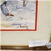 Image 2 : HUGGIO 62 NOTARIZED SCHOELLE SHAMER FRAMED WATERCOLOUR