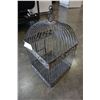 Image 2 : VINTAGE WROUGHT IRON BIRD CAGE
