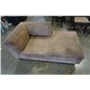 Image 2 : BROWN MICROFIBER CHAISE