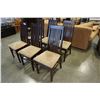 Image 2 : LOT OF 6 DINING CHAIRS