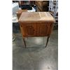 Image 1 : VINTAGE SEWING MACHINE TABLE W/ SEWING MACHINE INSIDE