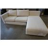 Image 1 : GREY SECTIONAL W/ STORAGE CHAISE, AS IS, MISSING PARTS