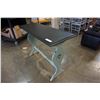 Image 2 : PAINTED DECORATIVE HALL TABLE W/ BLACK PAINTED TOP