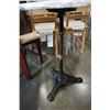 Image 2 : MARBLE AND IRON BISTRO TABLE