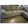 Image 2 : BRAND NEW 2 PIECE GREY FABRIC SECTIONAL SOFA, DEEP SEATING, REMOVABLE BACKS FOR EASY TRANSPORT, RETA