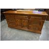 Image 1 : 7 DRAWER WALNUT DRESSER W/ MIRROR